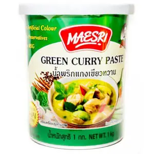 MAESRI GREEN CURRY PASTE 1KG