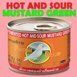PIGEON HOT & SOUR MUSTARD GREEN (LOCAL) 140G