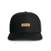 Trim Snapback Cap — Black