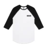 Mens Raglan Tee 5012 (Black / White)